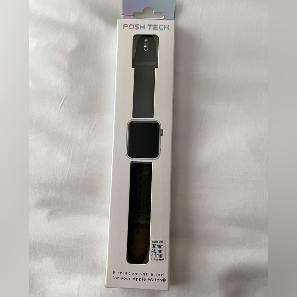 NEW! Posh Tech Silicone Sport Watch Band (Olive Green)
